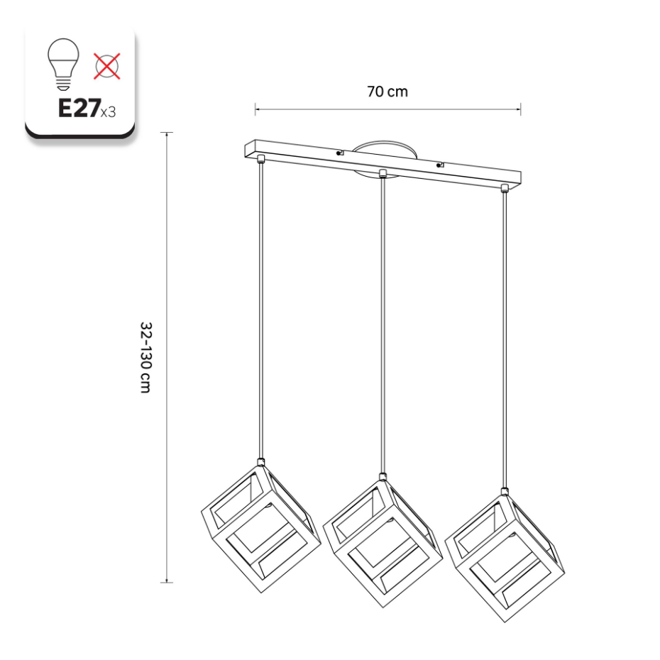 Suspension en fer, PLYWOOD