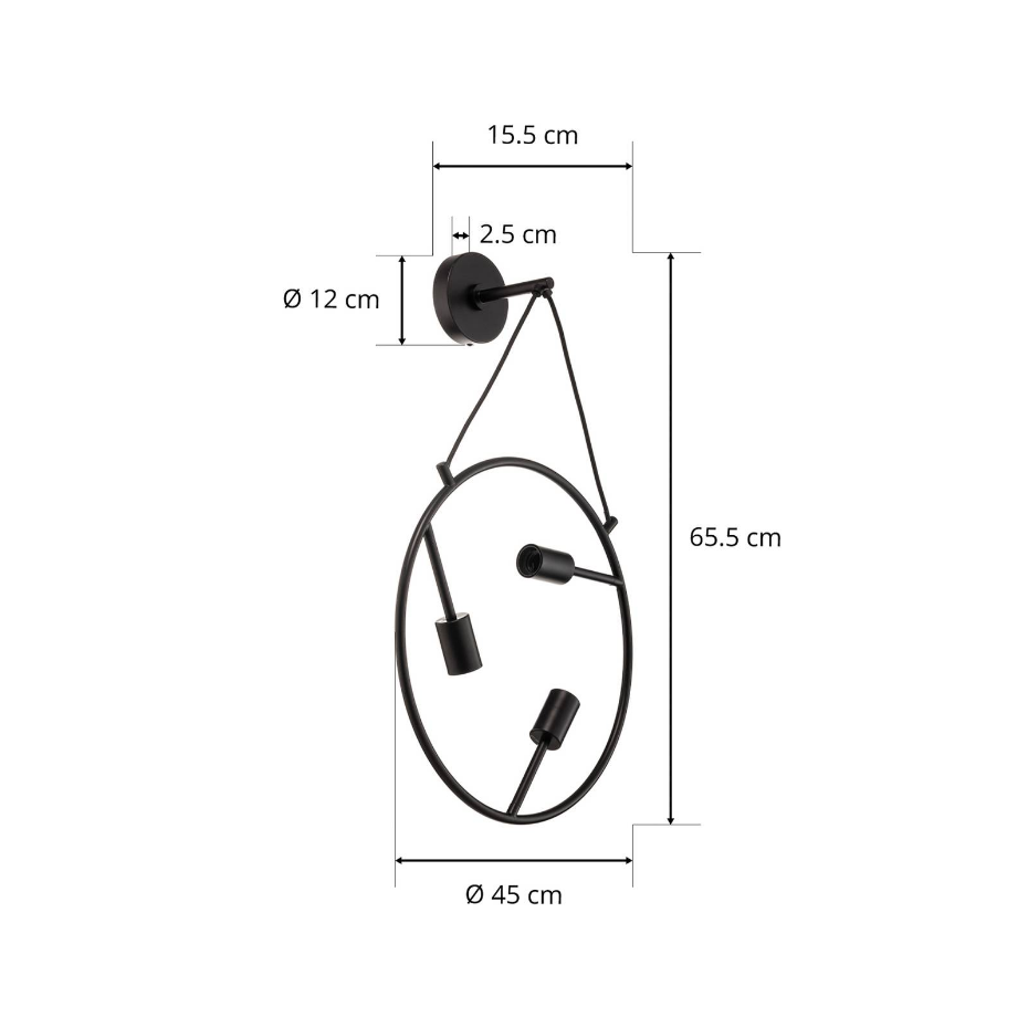 Applique en métal design, Linnard