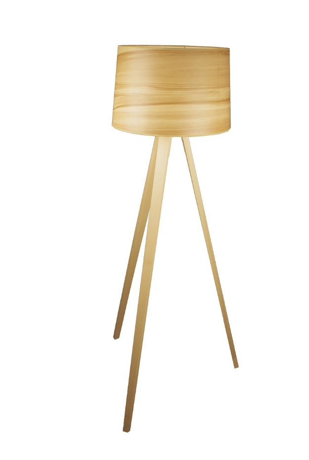 Lampadaire design en bois scandinave, ESSENCE
