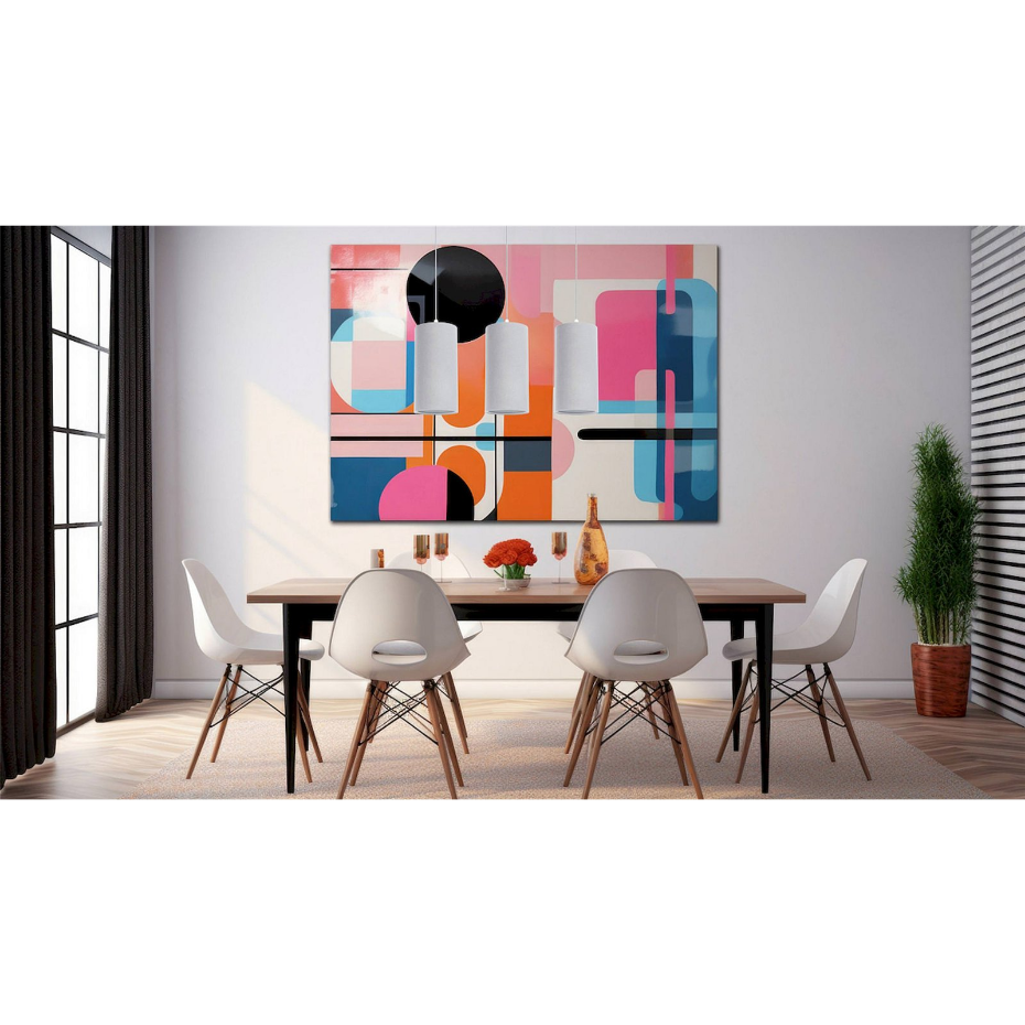 Suspension rectangulaire en tissu lumière douce Jasmin Bebe