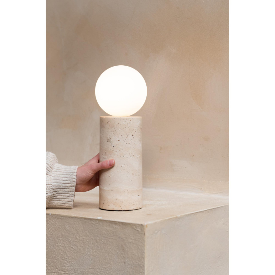 Lampe À Poser Travertin TIVOLI