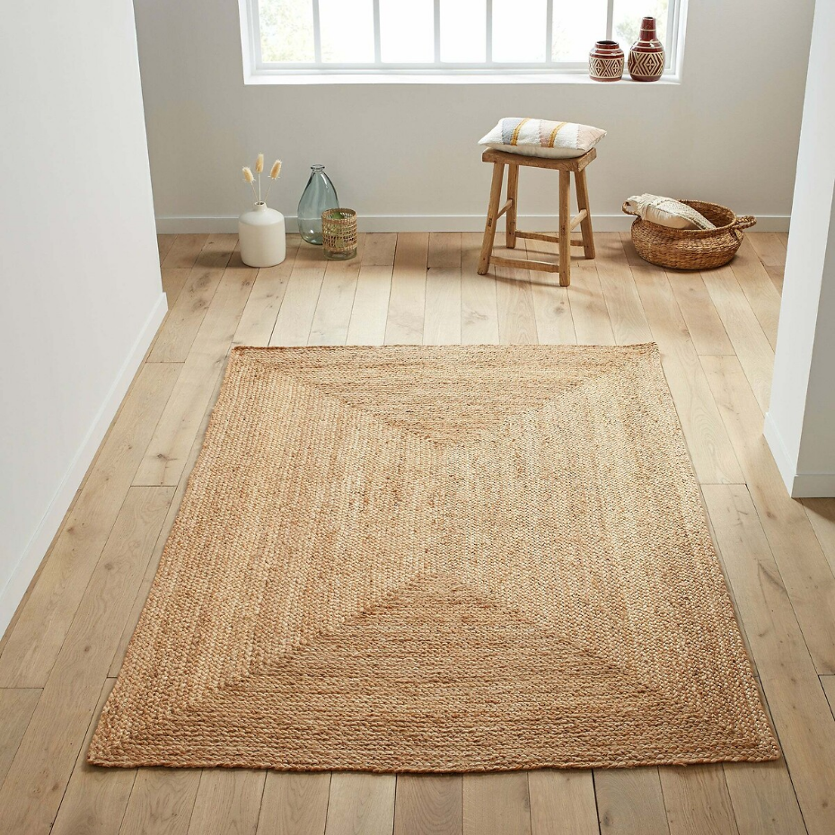 Tapis jute rectangulaire Aftas