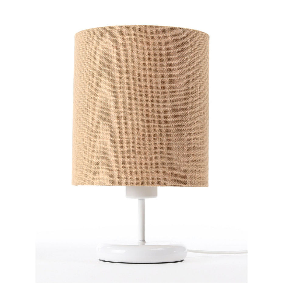 Lampe de chevet en jute style bohème