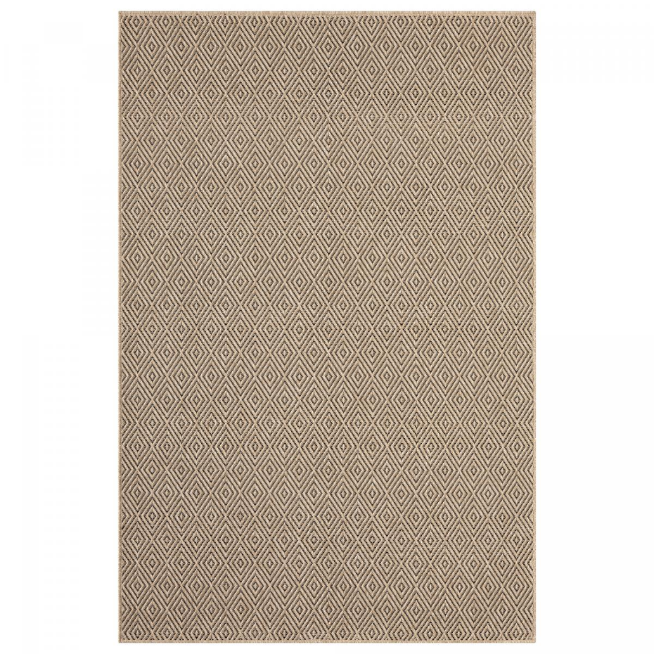 Tapis extérieur intérieur LYN13 REZY aspect jute ton sur ton