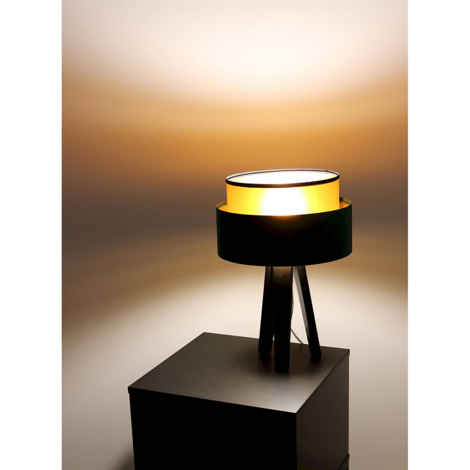 Lampe à poser en PVC rond Duo ellegant