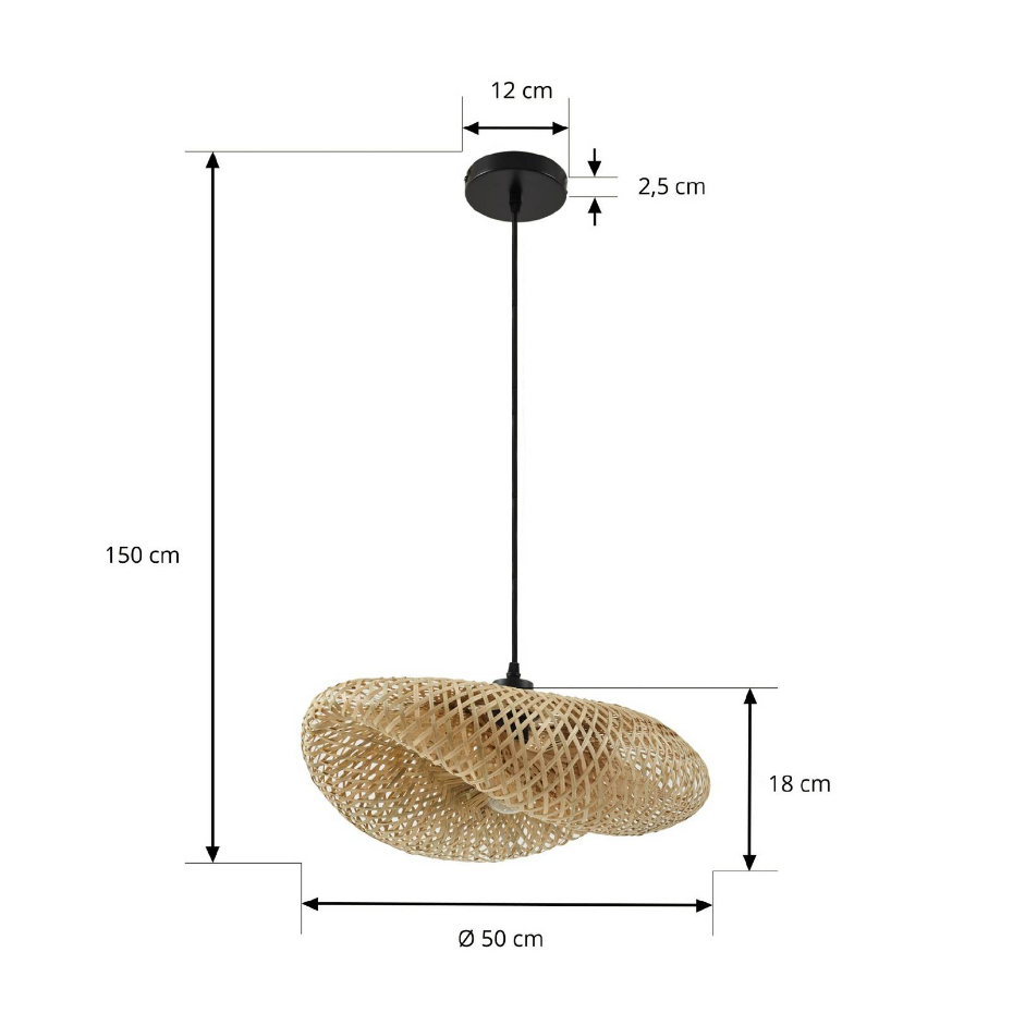 Suspension en bambou traditionnelle, Eleane
