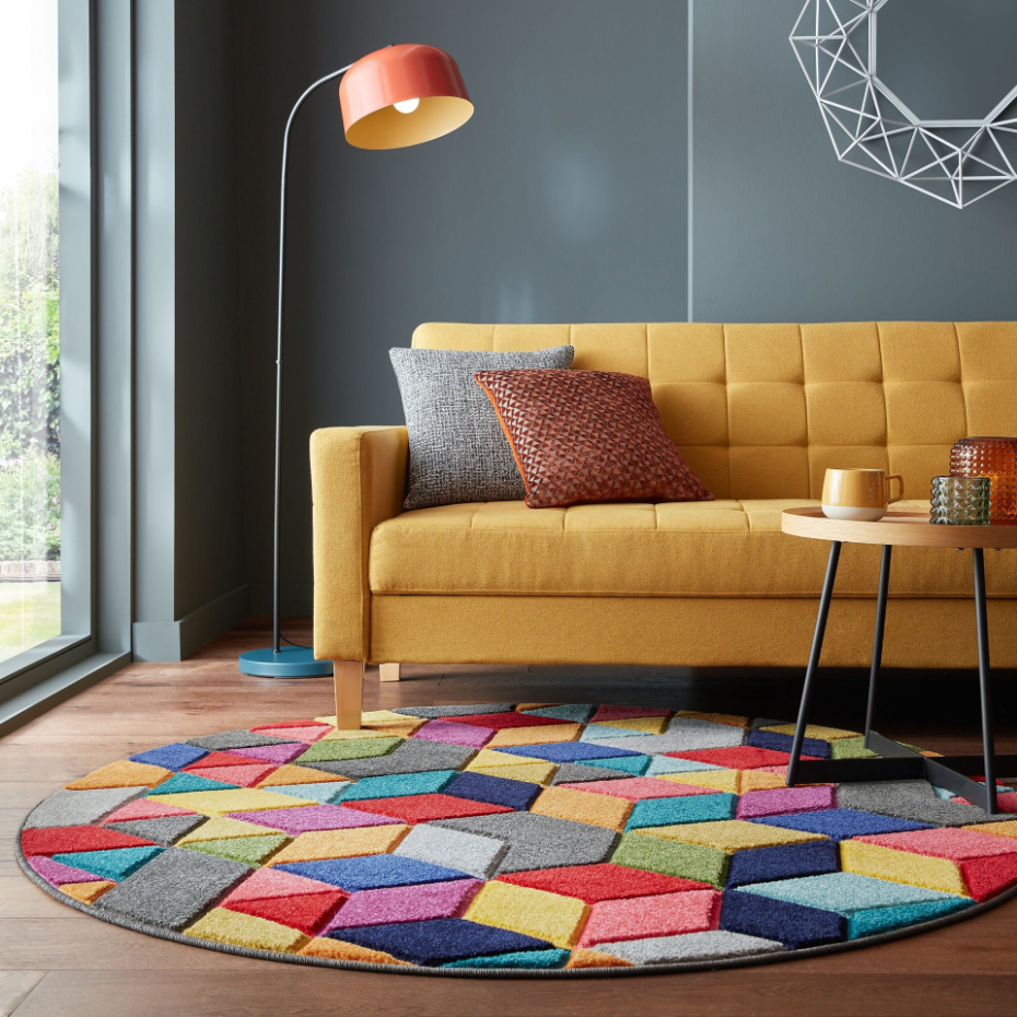 Tapis rond DYNAMIC