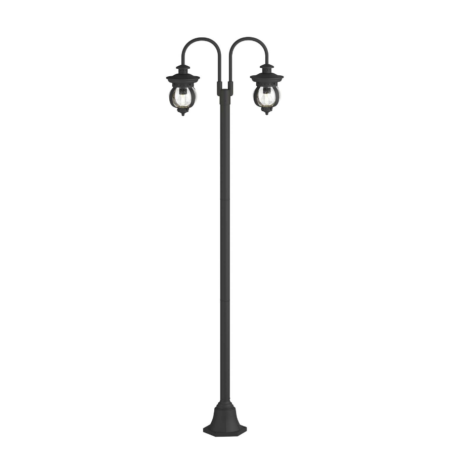 Lampadaire extérieur en métal antique