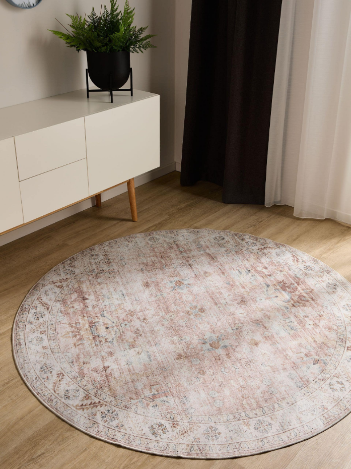 Tapis rond lavables GEORGE