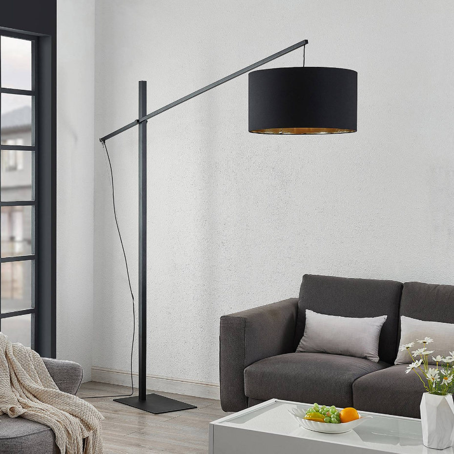 Lampadaire en métal moderne, Mossa