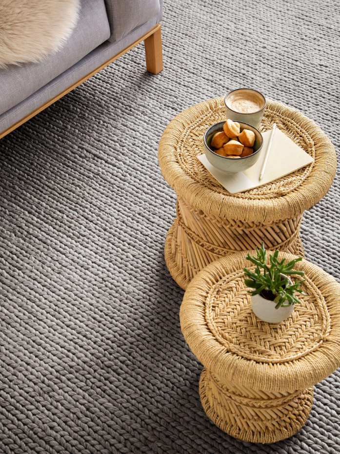 Tapis de laine tissé main UNO
