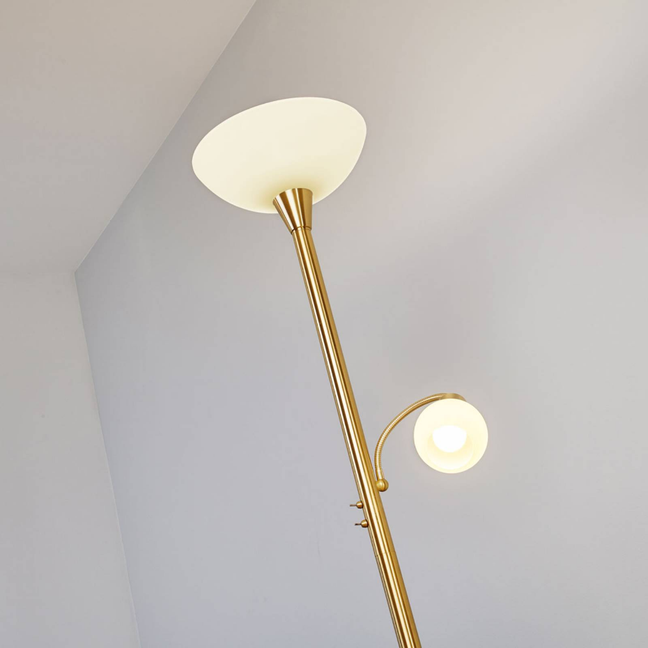Lampadaire en métal moderne, Elaina