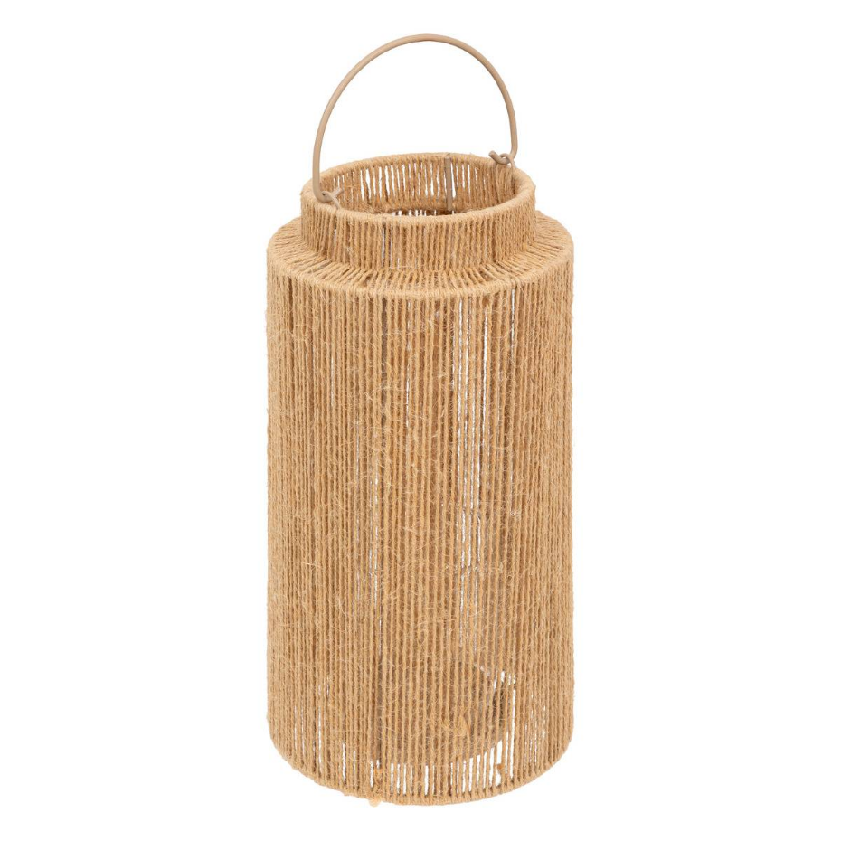 Lanterne ronde tissage sisal THE FLORAL