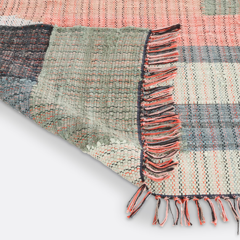 Tapis tissé plat en coton, Kanta