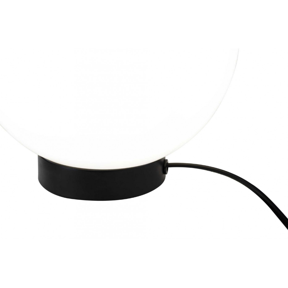 Lampe à poser en verre & métal, SILEA