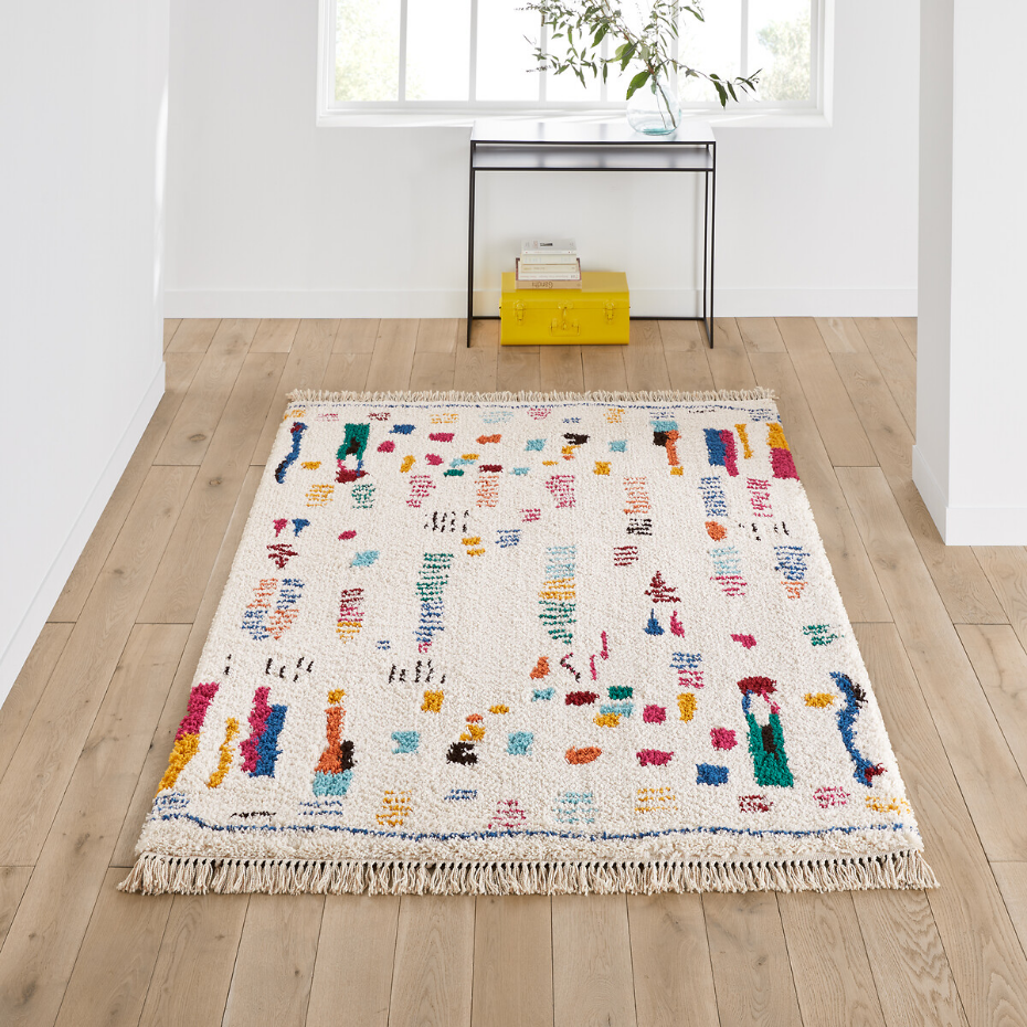 Tapis berbère coloré, Caspia