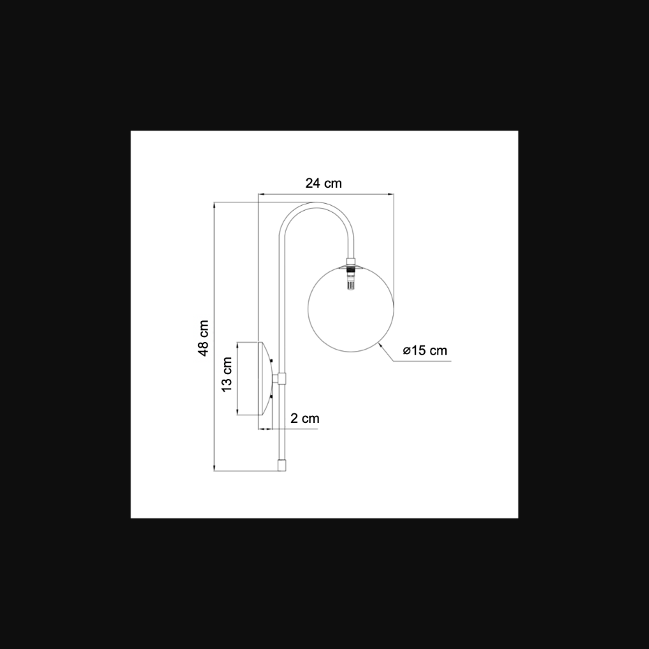 Applique murale vintage - ORIOL