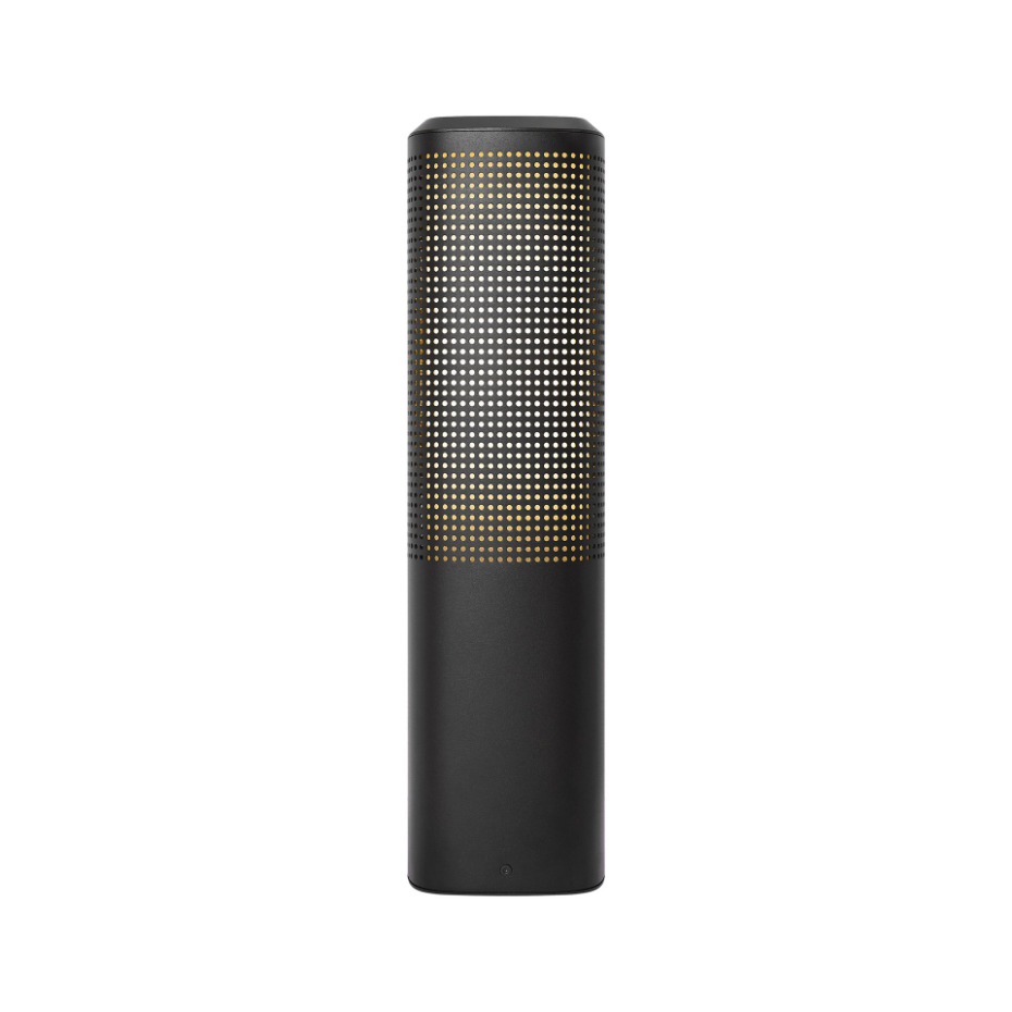 Potelet Sidara 45  Aluminium Seaside noir ,  H. 45 - IP54 - E27 /  Nordlux Extérieur