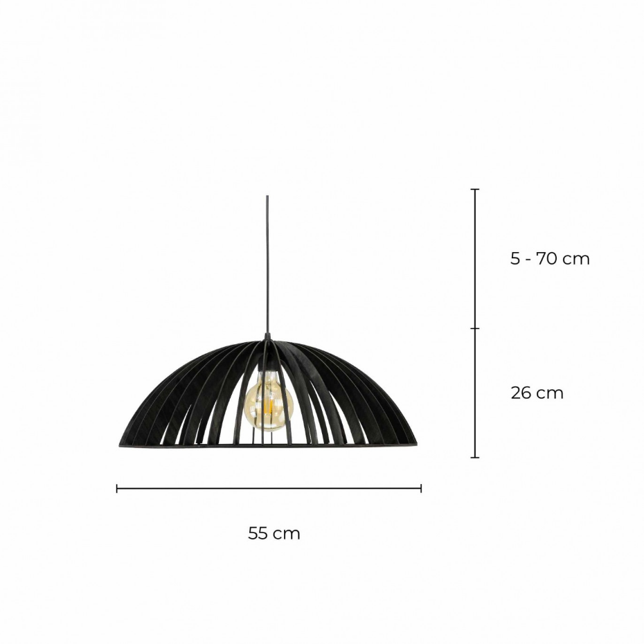 Suspension bois de peuplier petit modèle, SONIGO