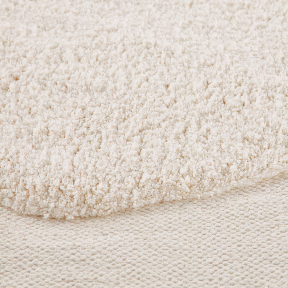 Tapis 100% coton, Limestone
