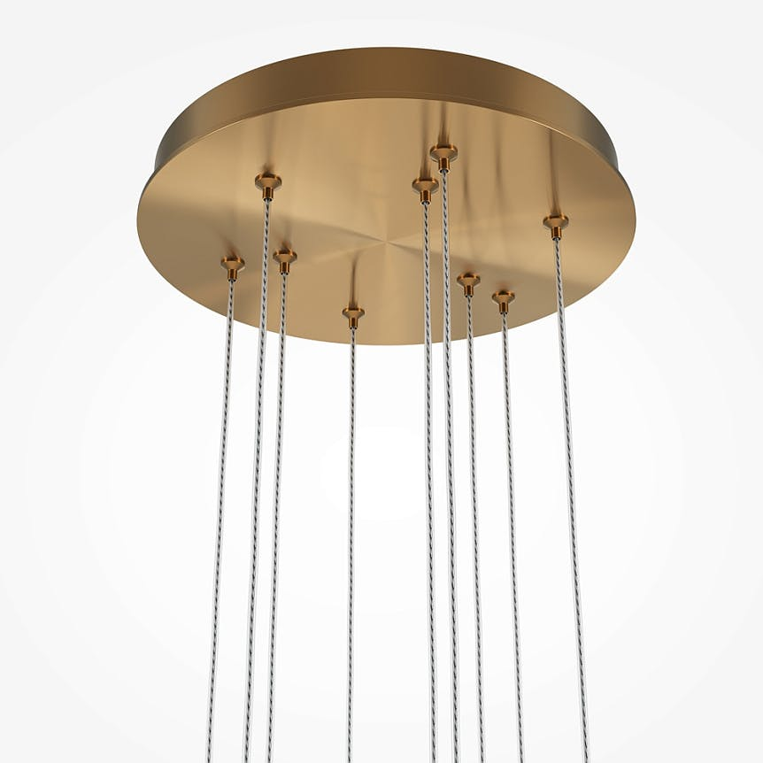 Lustre 9 lampes LED en cascade SALEM