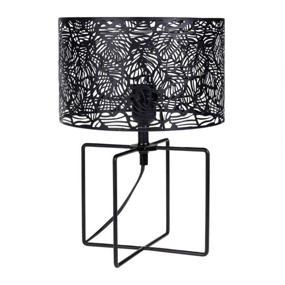 Lampe Métal Ajouré Calathéa Noir