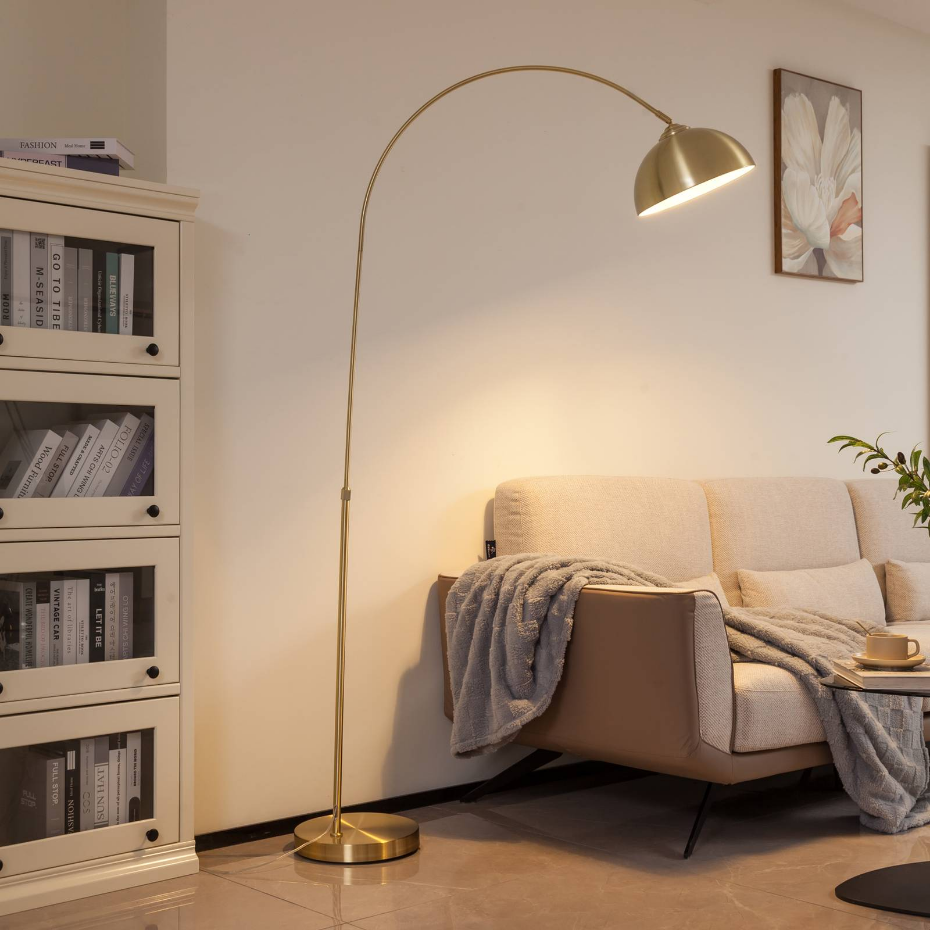 Lampadaire en métal moderne, Lennart