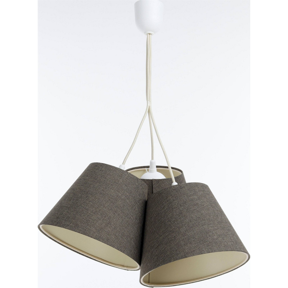Suspension ronde en tissu style boho élégant