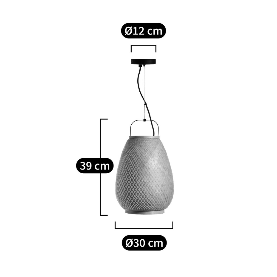Suspension Titouan, diamètre 30 cm, design Emmanuel Gallina