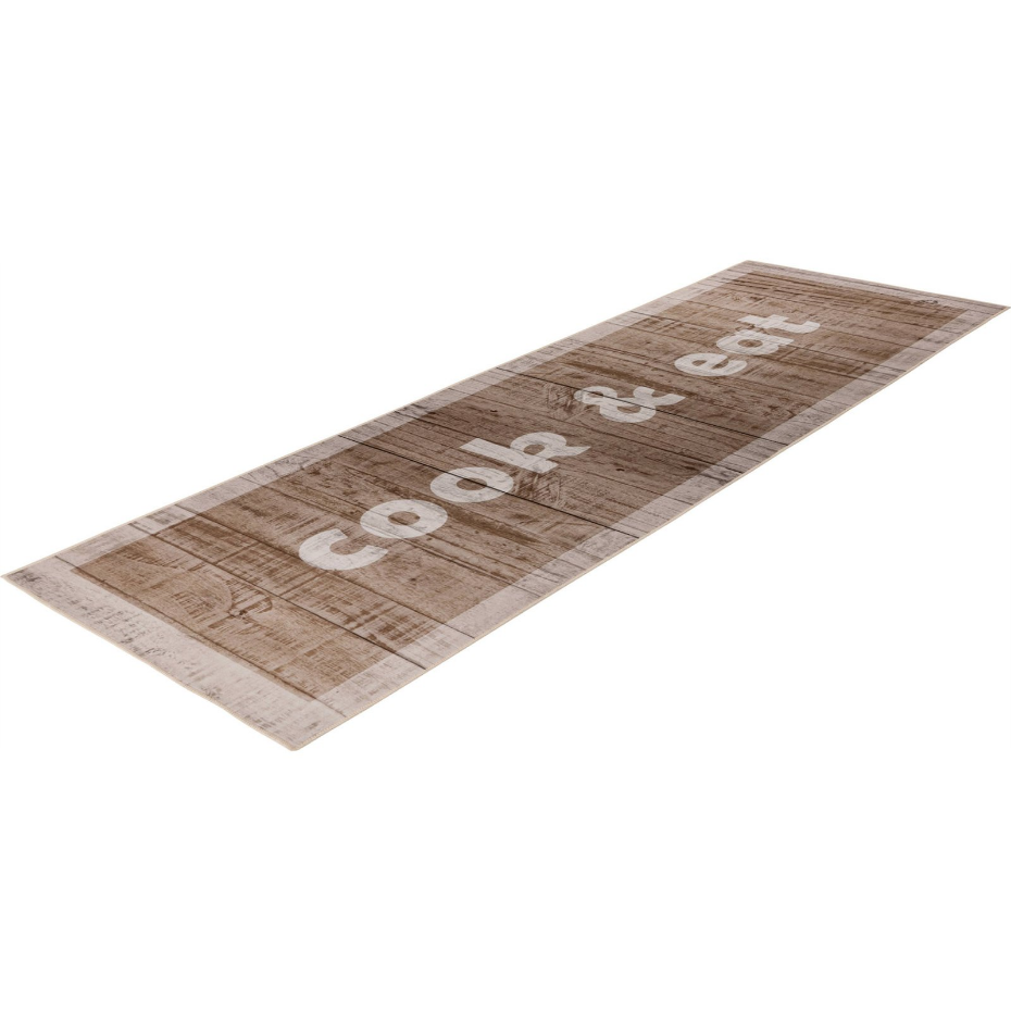 Tapis de couloir en polyester rectangulaire