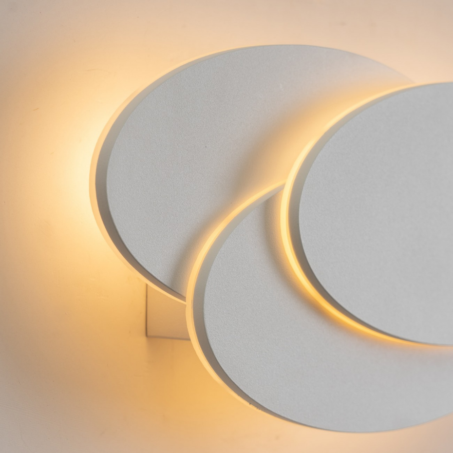 Applique LED triple ovale murale - TRIPLE LUNAR
