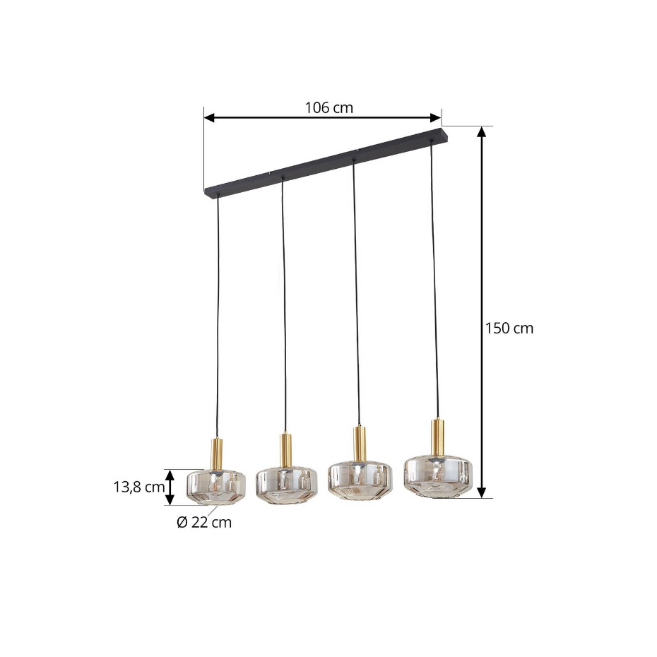 Suspension en verre, Hildur