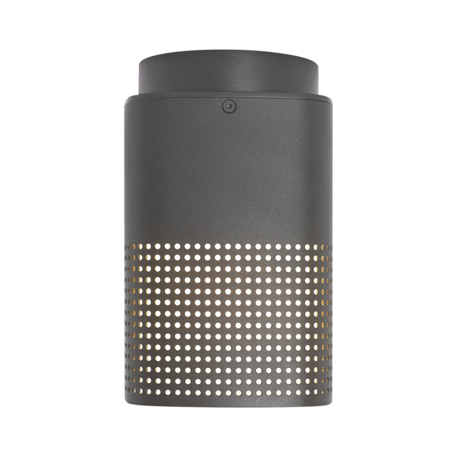 Plafonnier Sidara  Aluminium Seaside noir ,  H. 19 - IP54 - E27 /  Nordlux Extérieur