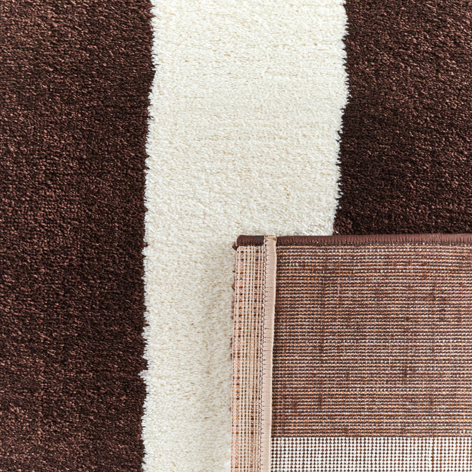 Tapis bicolore à rayures GROOVY