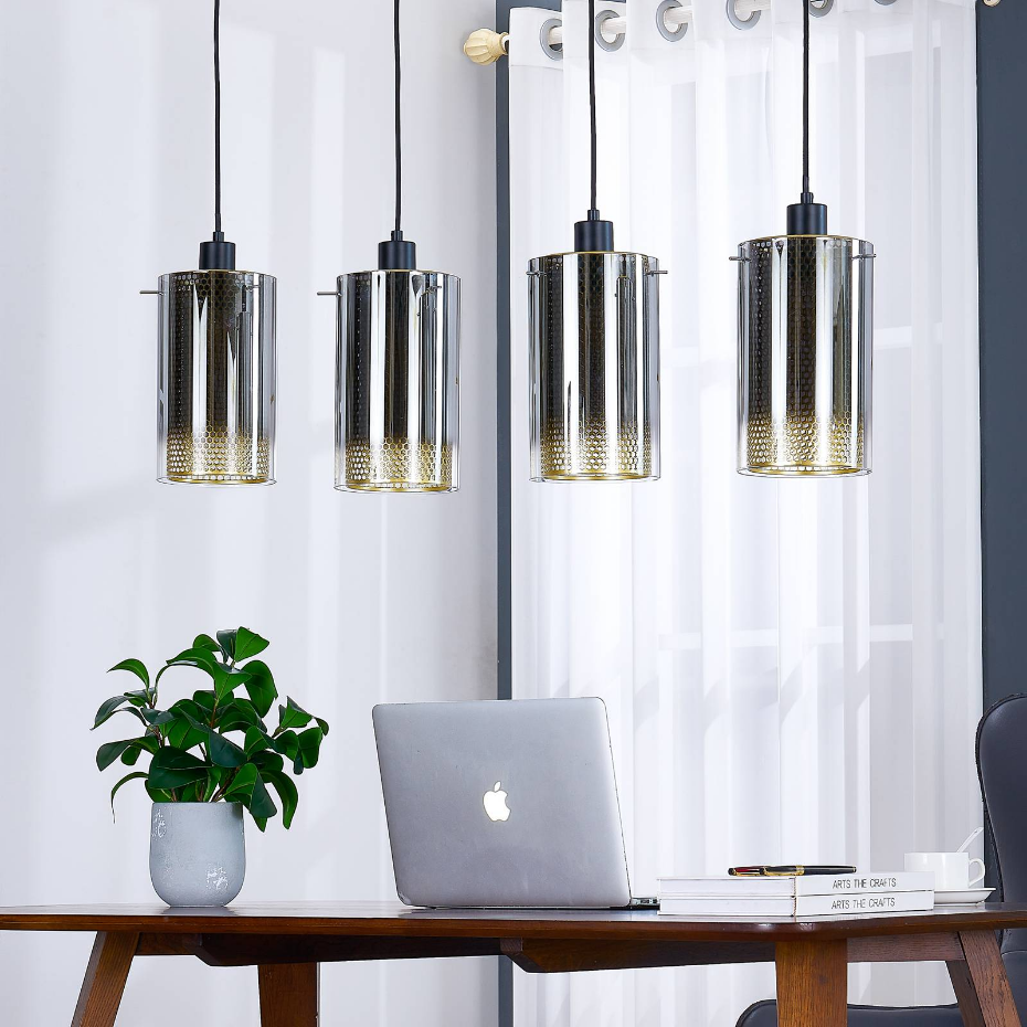 Suspension en verre moderne, Sterzy