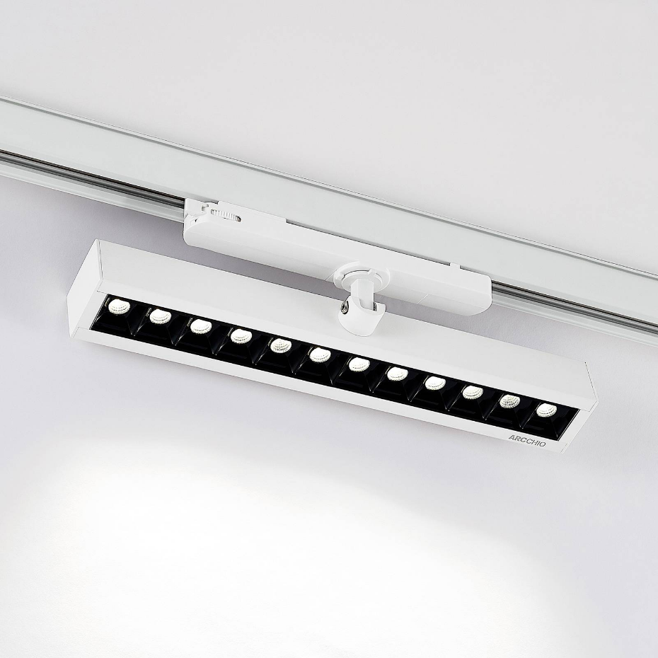 Projecteur pour rail électrique en aluminiumLED