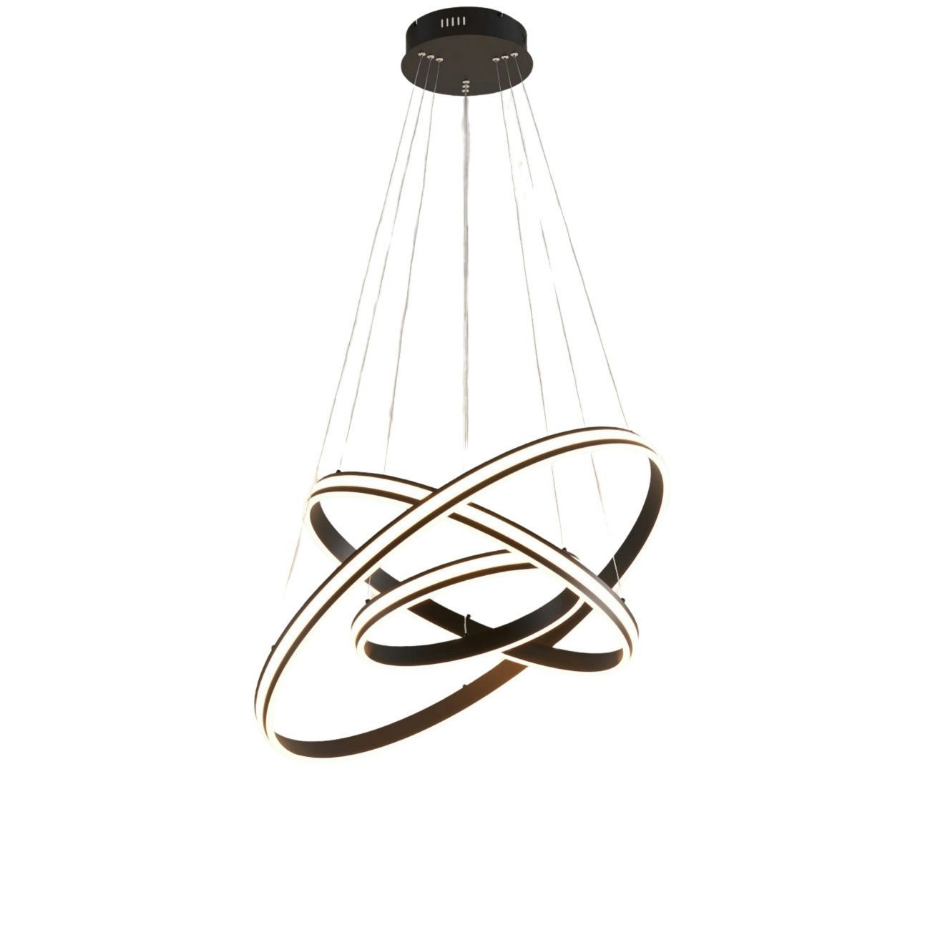 Suspension LED Design à Trois Anneaux - MAROGGIA