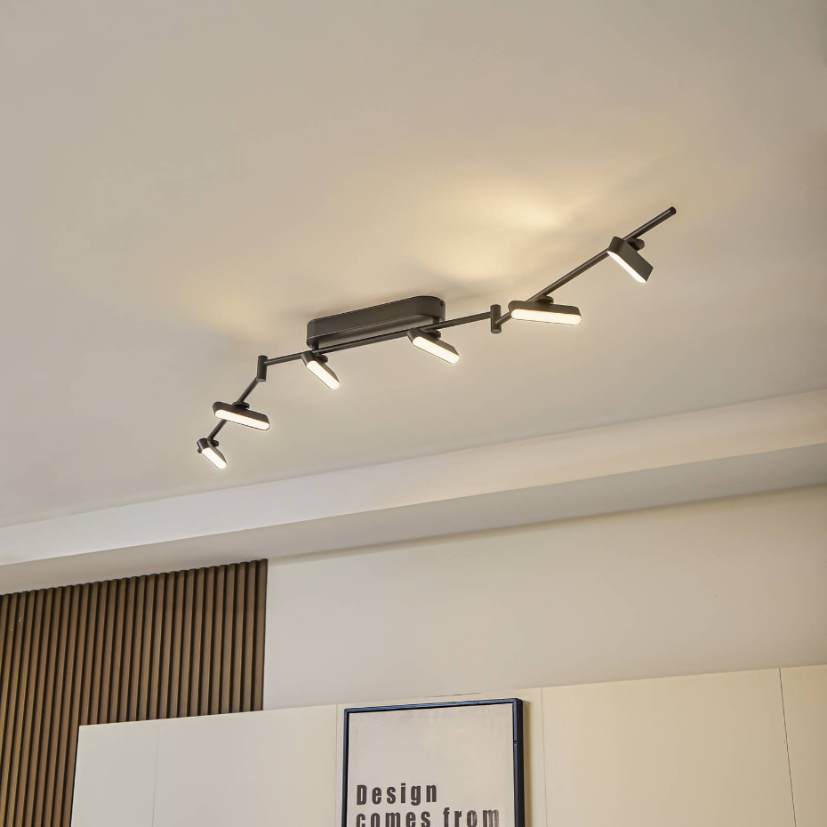 Plafonnier en métal moderneLED, Eldrin