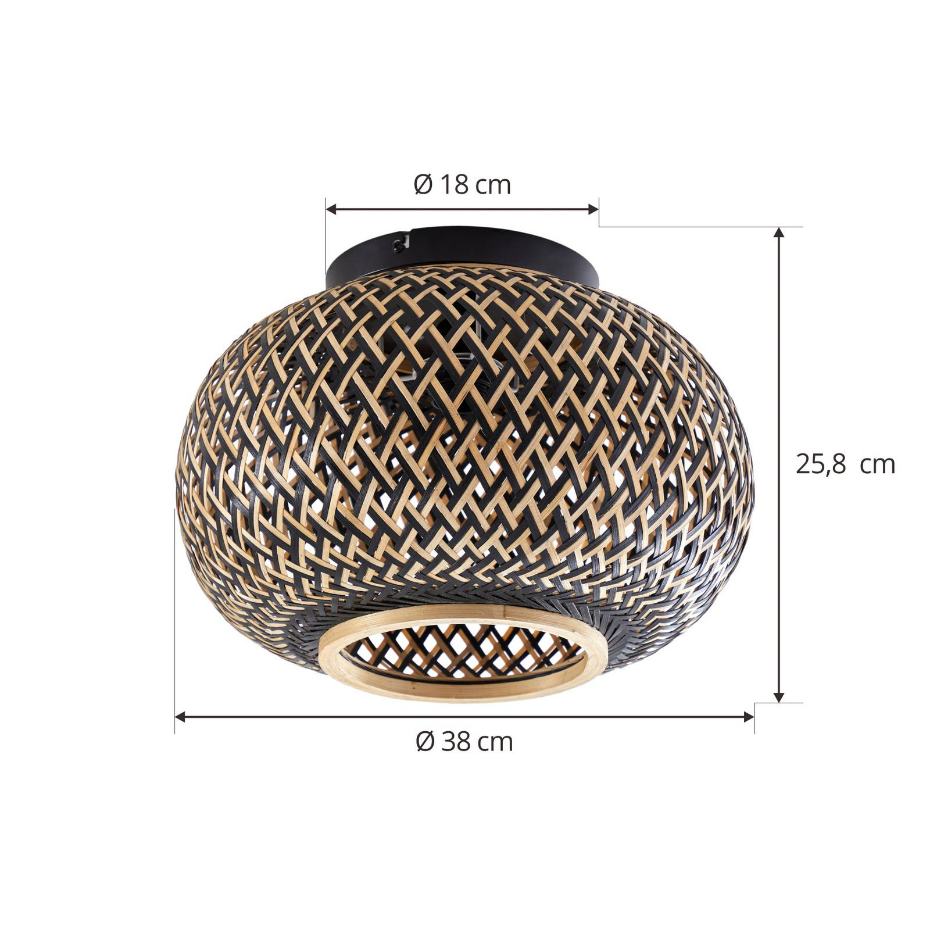 Plafonnier en bois traditionnel, Nerys