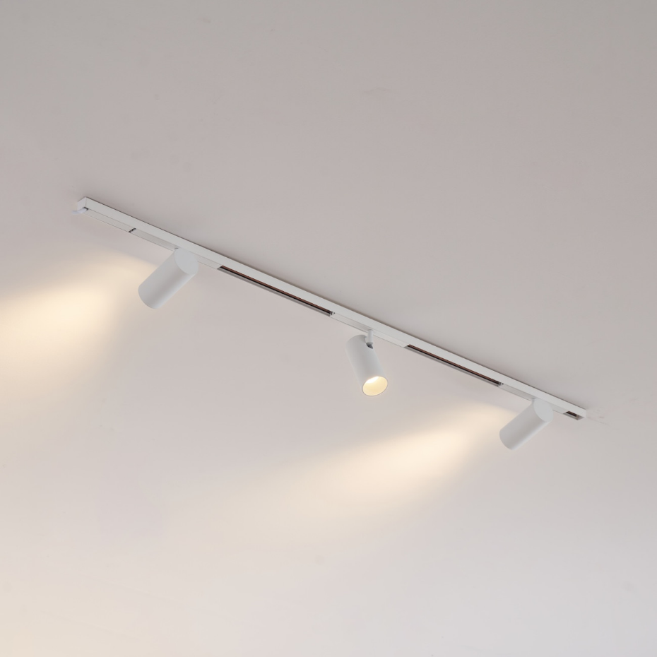 Kit rail 3 spots LED orientables - LYNE