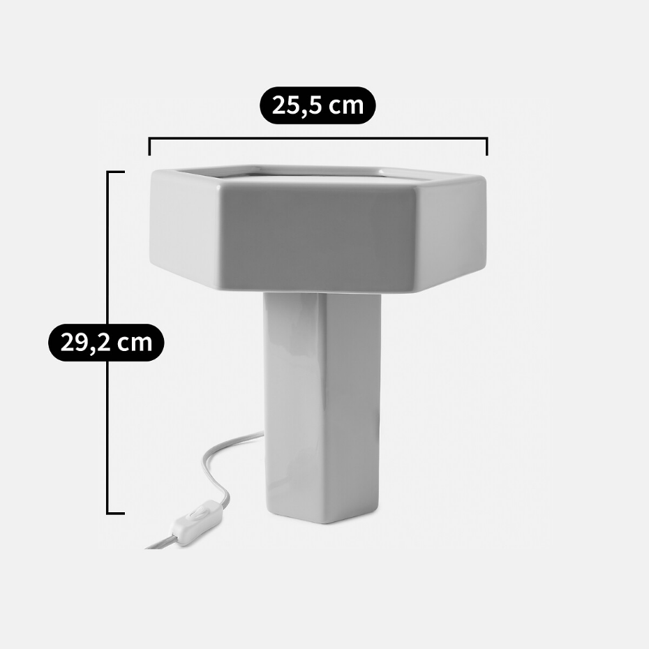 Lampe à poser en céramique, ACIA