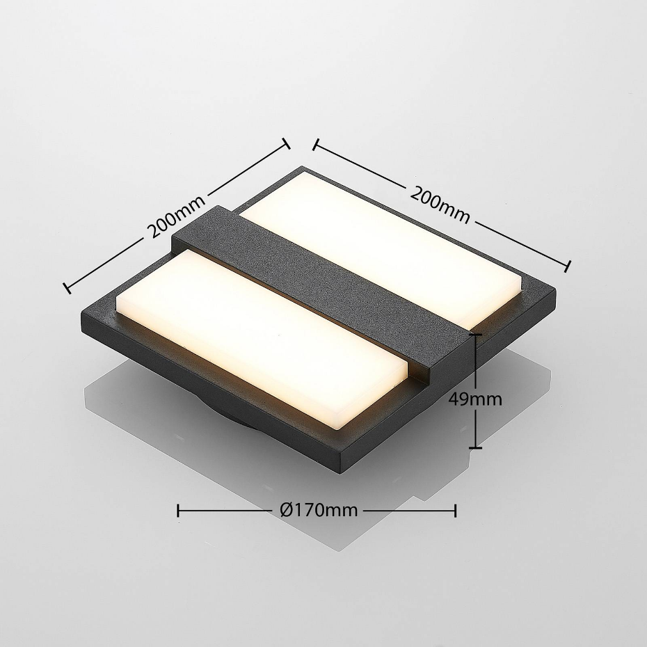 Applique extérieure en aluminium moderneLED