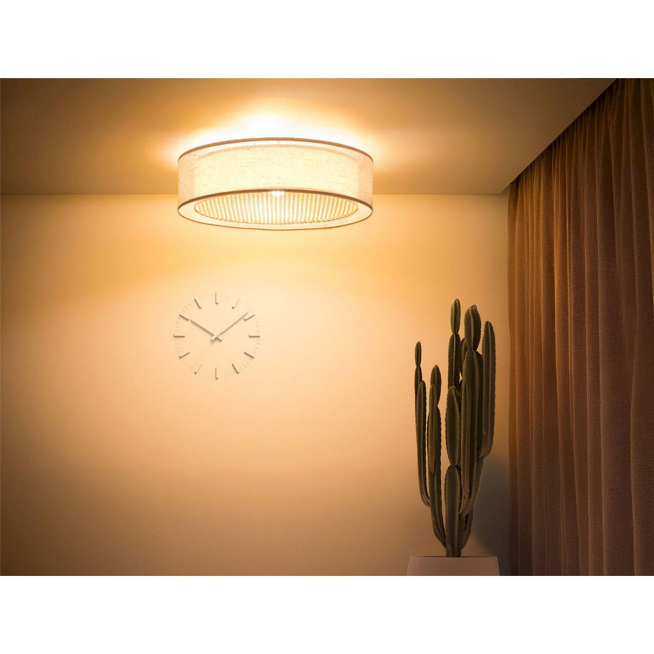 Plafonnier rond en tissu design moderne Puro