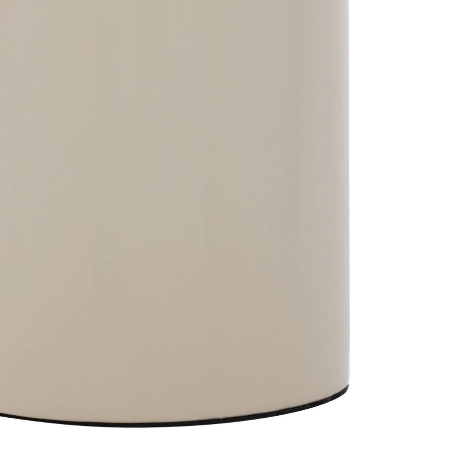 Lampe à poser verre sablé et grès ASTI