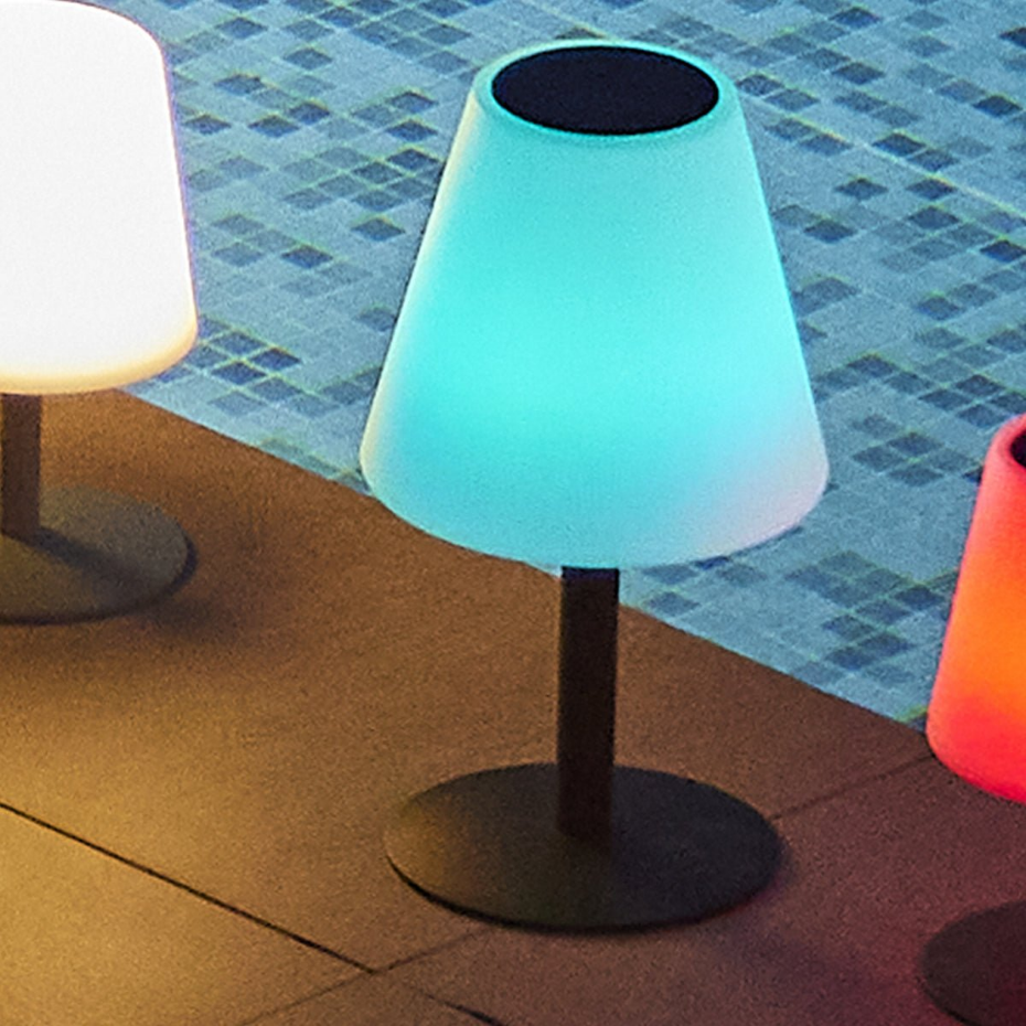 Lampe de table solaire multicolore STANDY MINI SOLAR RGB H36cm