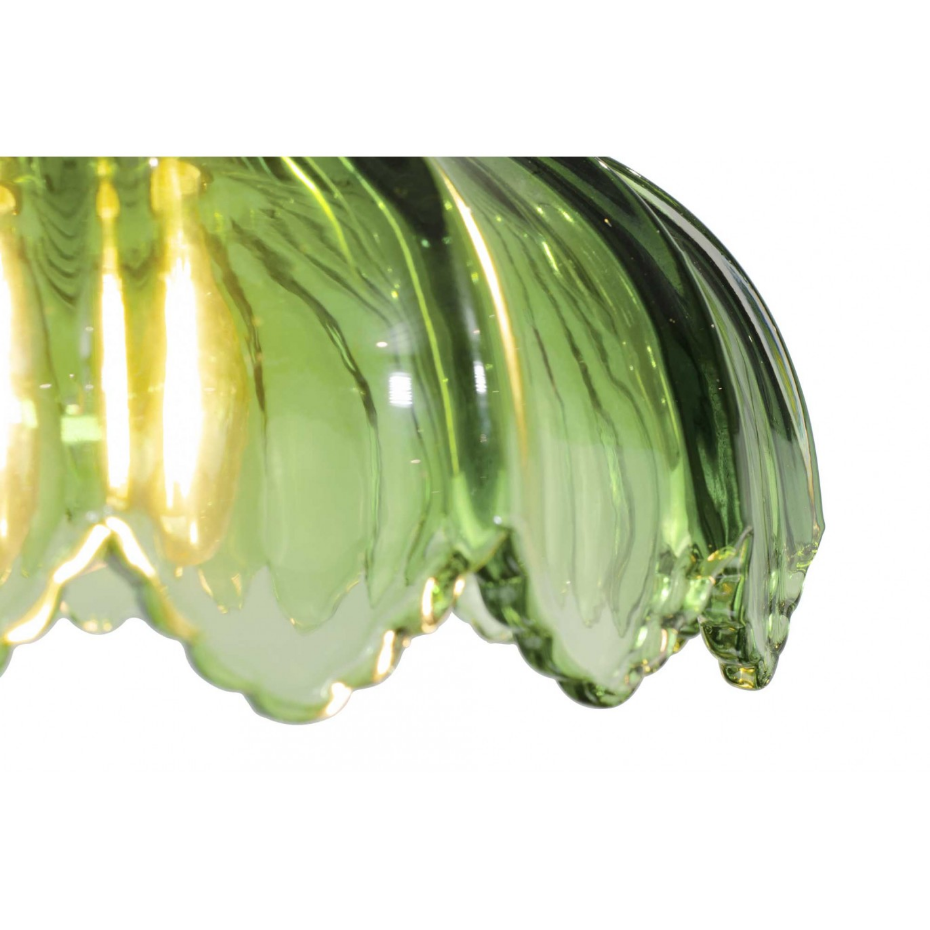 Suspension fleur en verre Ø26 cm, Pétale