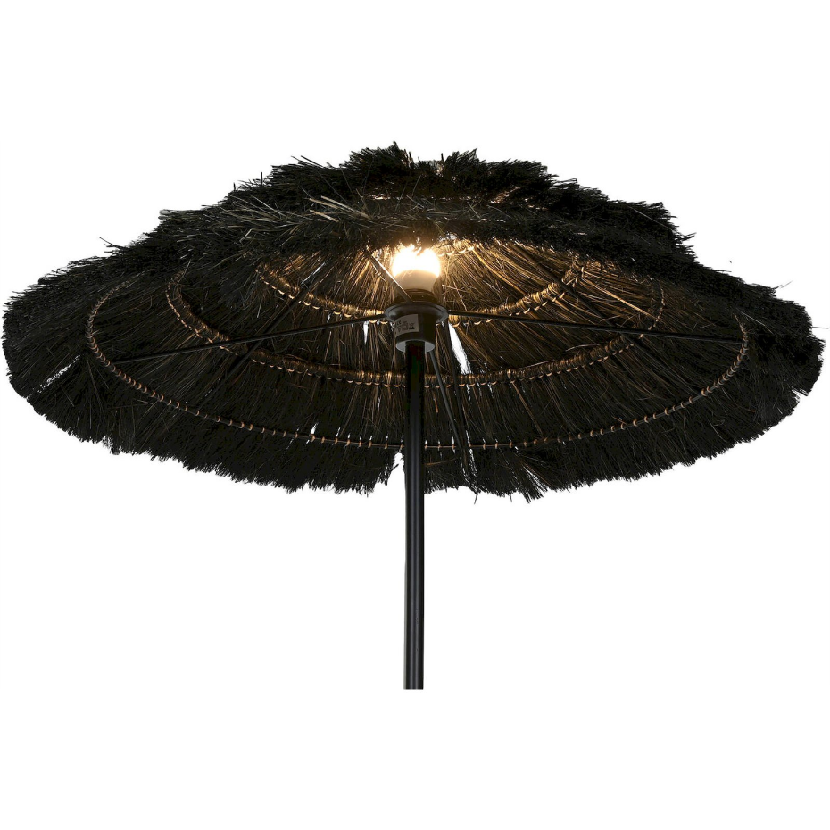 Lampadaire rond en métal style tropical