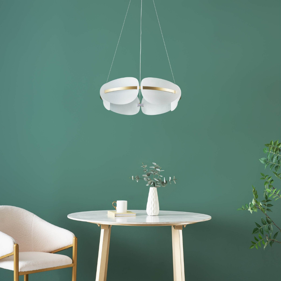 Suspension LED capsule galbée - CRISTALIA