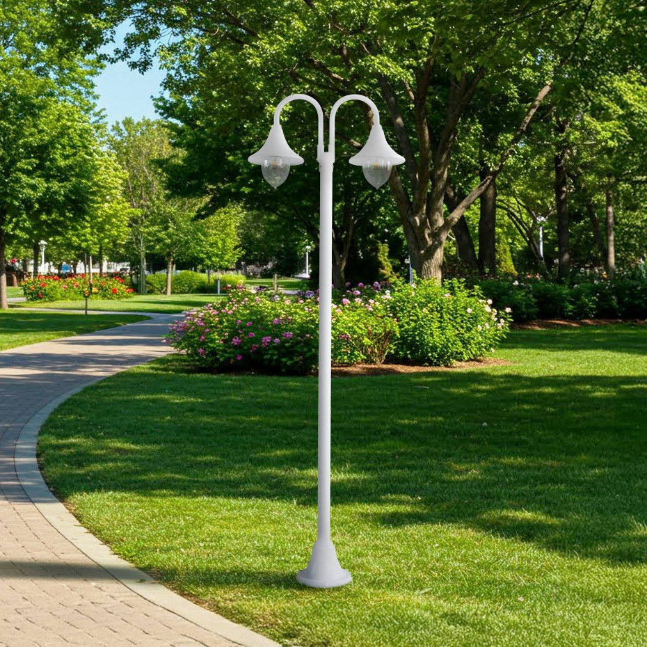 Lampadaire extérieur en aluminium moderne
