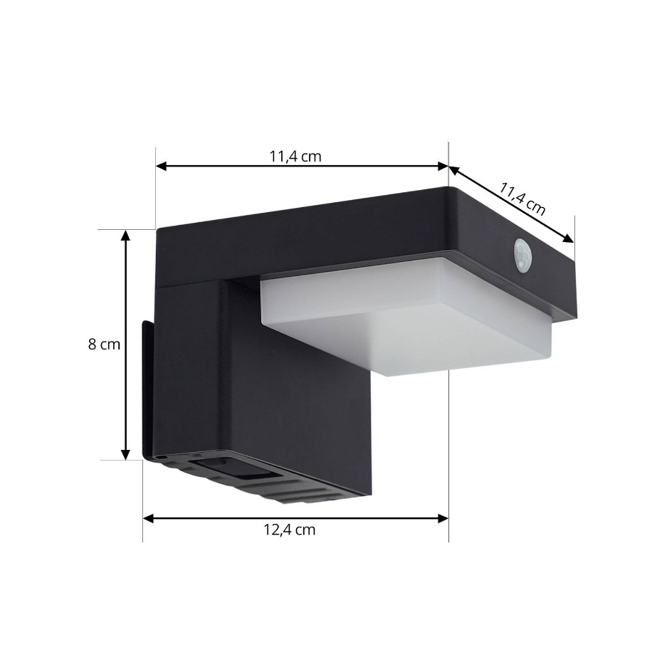 Lampe solaire extérieure en aluminiumLED